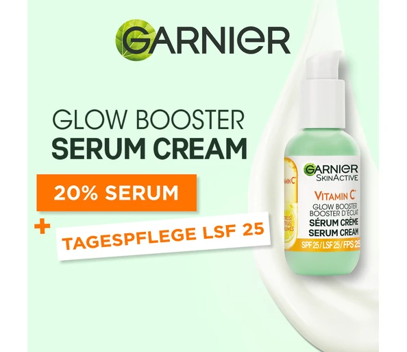 Garnier Vitamin C* 2in1 Glow Booster Serum Crème