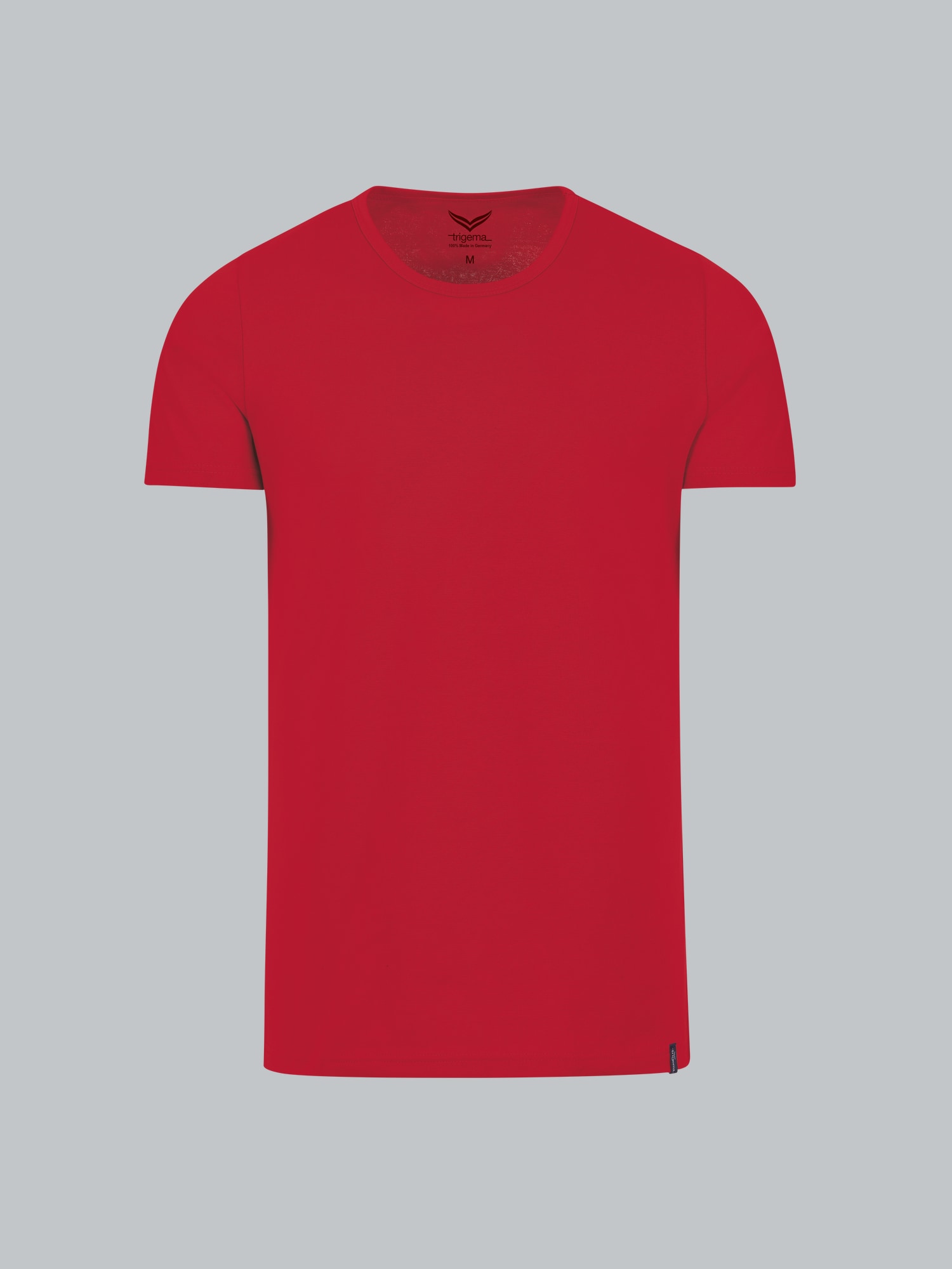 T-Shirt aus Baumwolle/Elastan Kirsch