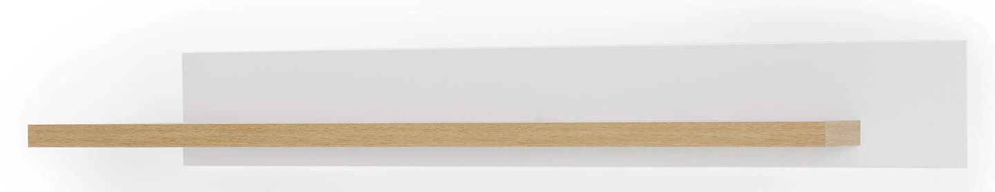 Wandboard AARON weiß/ braun