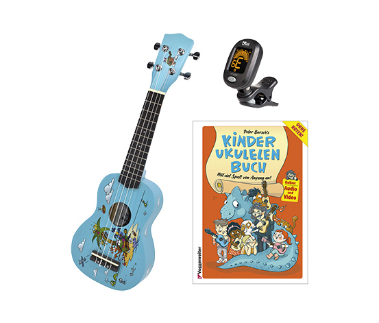 Voggenreiter Kinder-Ukulelen-Set, Soprano Ukulele