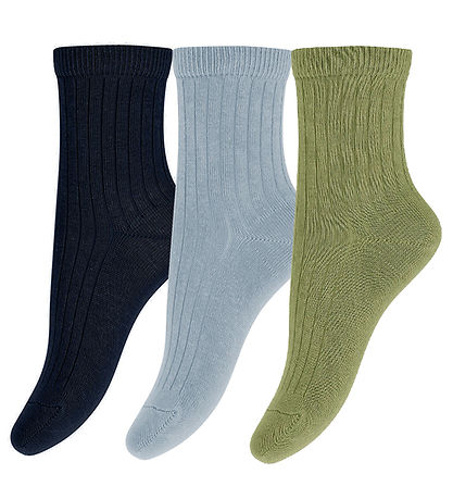 MP Socken - 3er-Pack - Rib - Navy/Hellblau/Armygrün