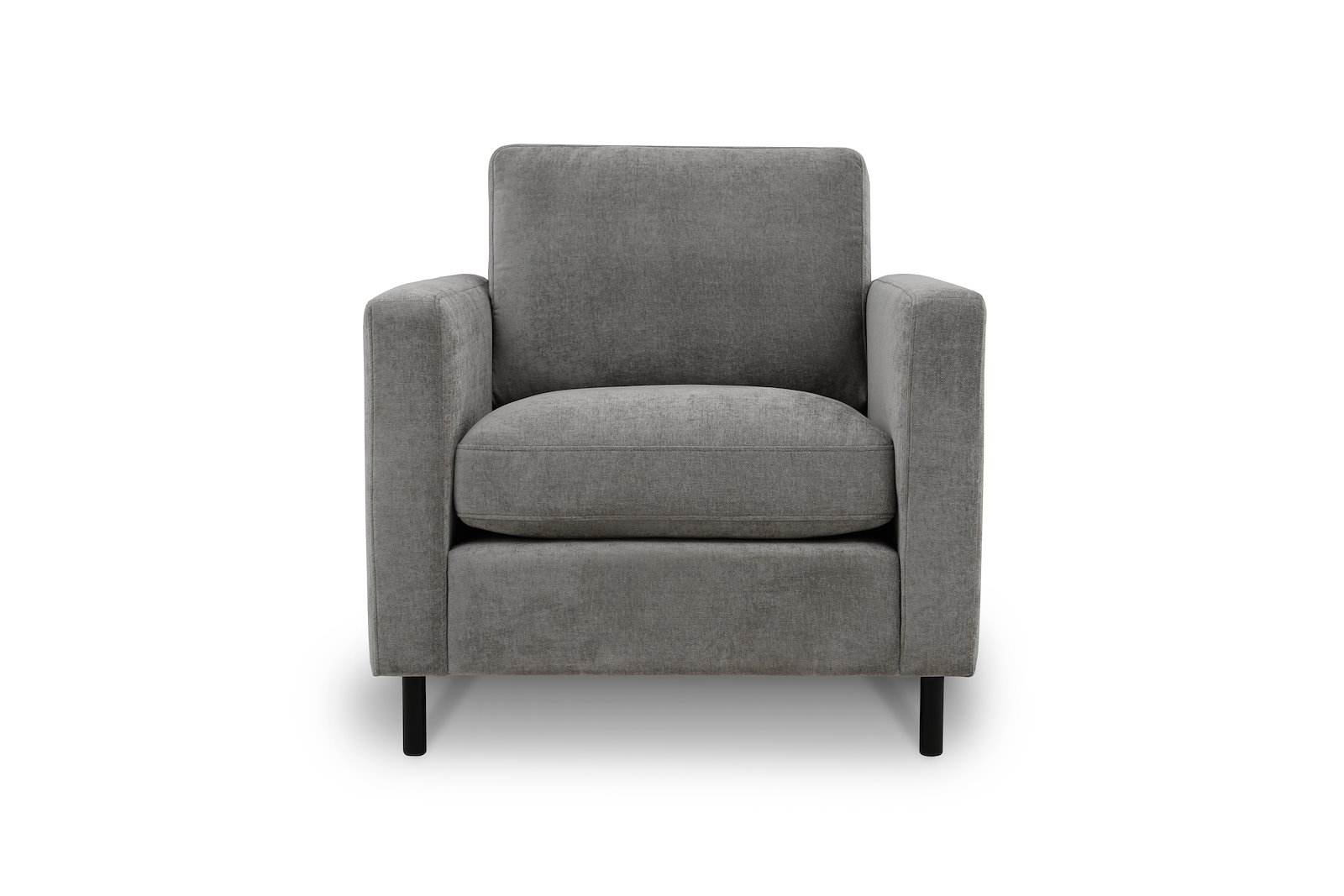 Viken stol Med duntopp. I tekstil Concept 3 Grey. Arm B og ben 1