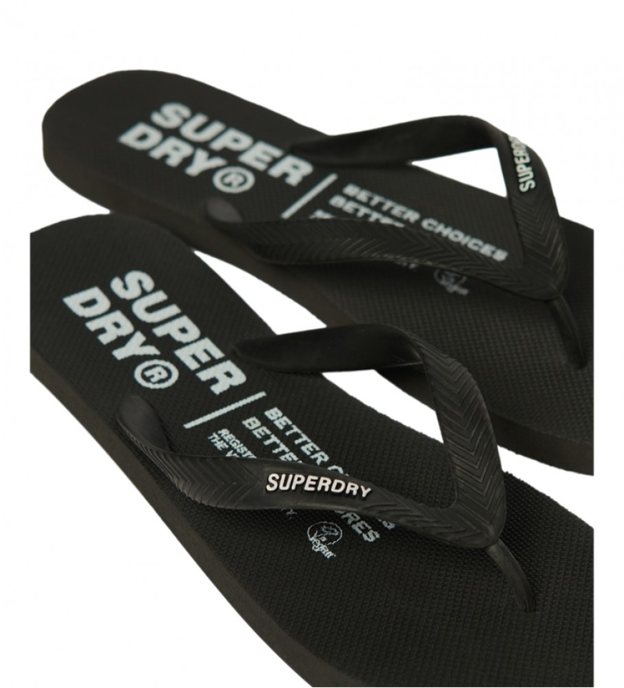 Chinelo Superdry Studios Preto