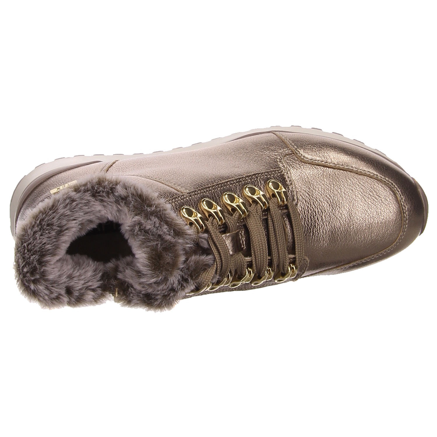 Caprice Stiefeletten taupe gold/silber/bronce