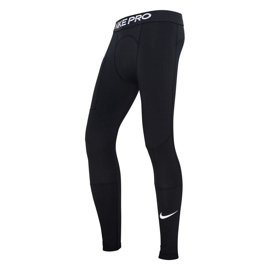 Nike Pro Collant Dri-FIT Warm - Noir/Blanc