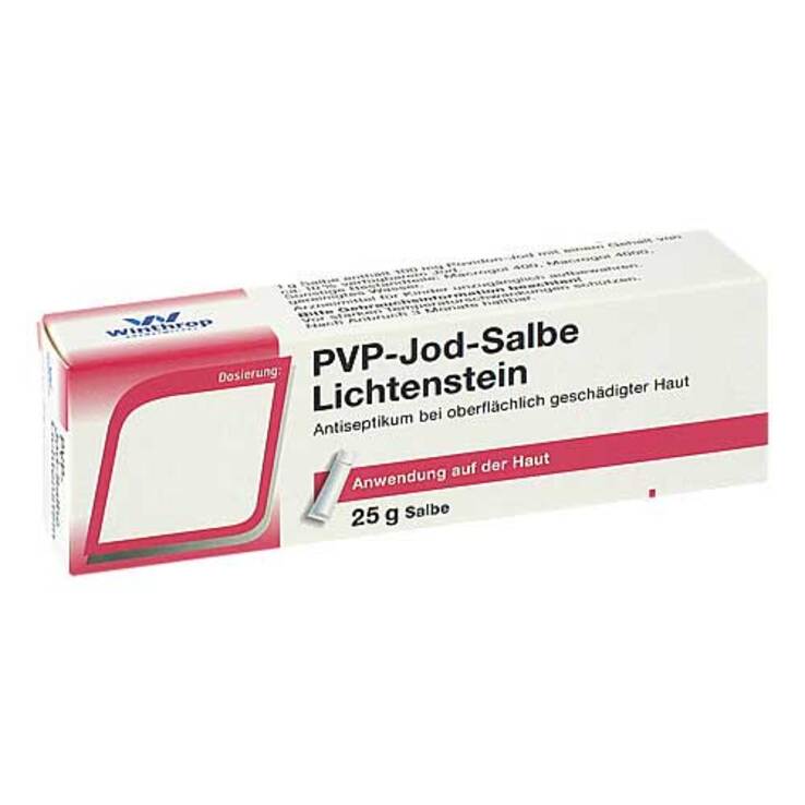 Pvp jodatum Salbe Lichtenstein, 25 g