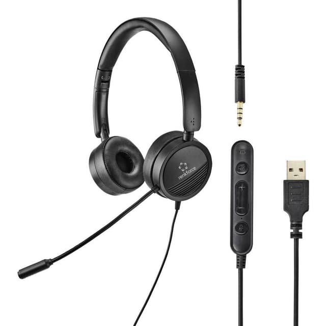 Renkforce RF-HS-360 On Ear-headset kabelbundet Computer