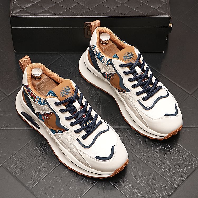 Mr Ozera - Platform Paneel Sneakers