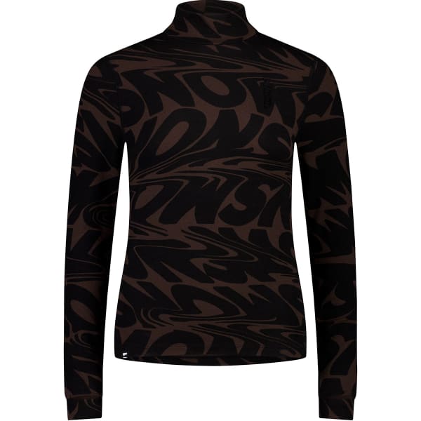 T-shirt thermique MONS ROYALE W CASCADE FLEX 200 MOCK NECK LS SIGNAL LOST CEDAR