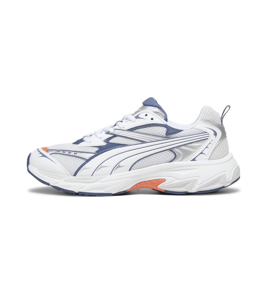 Tênis Puma Morphic, branco e azul