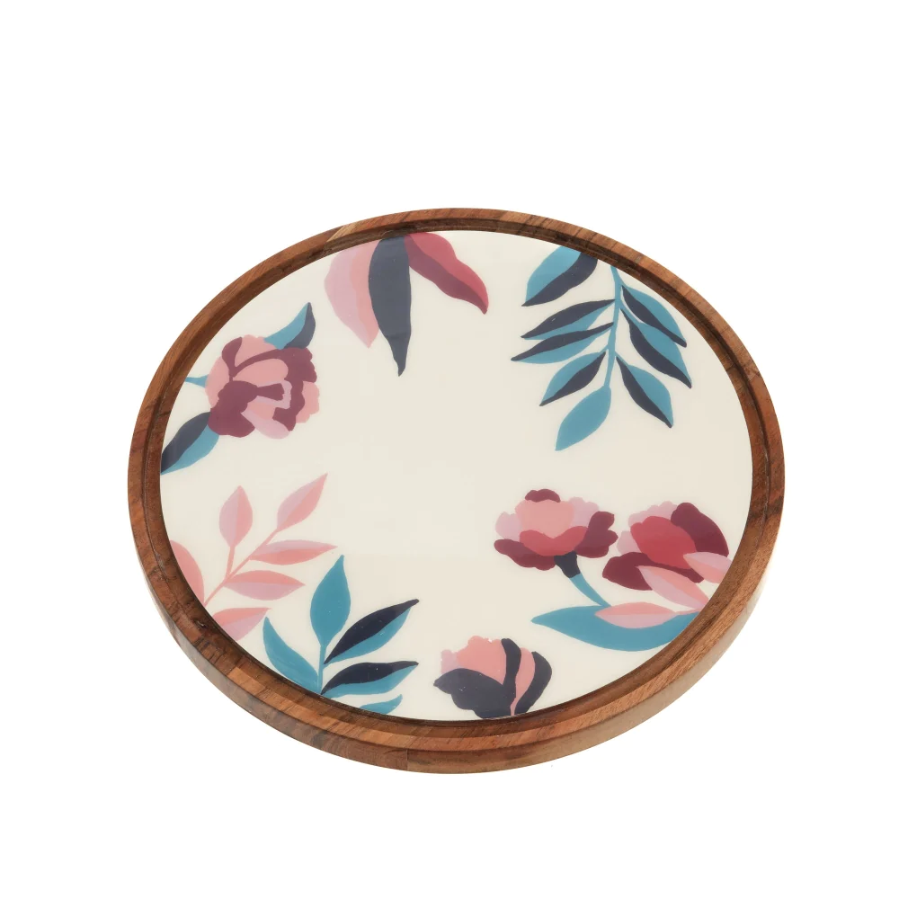 Plat rond avec cloche Romane 30 cm Amadeus