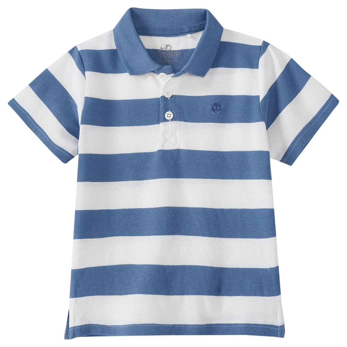 Topolino Jungen Poloshirt mit Streifen blau / weiss