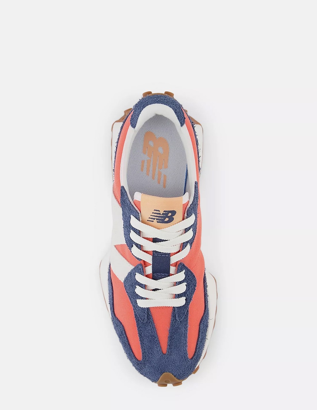 new balance Sneakers Femme 327 Bleu/Rouge Daim