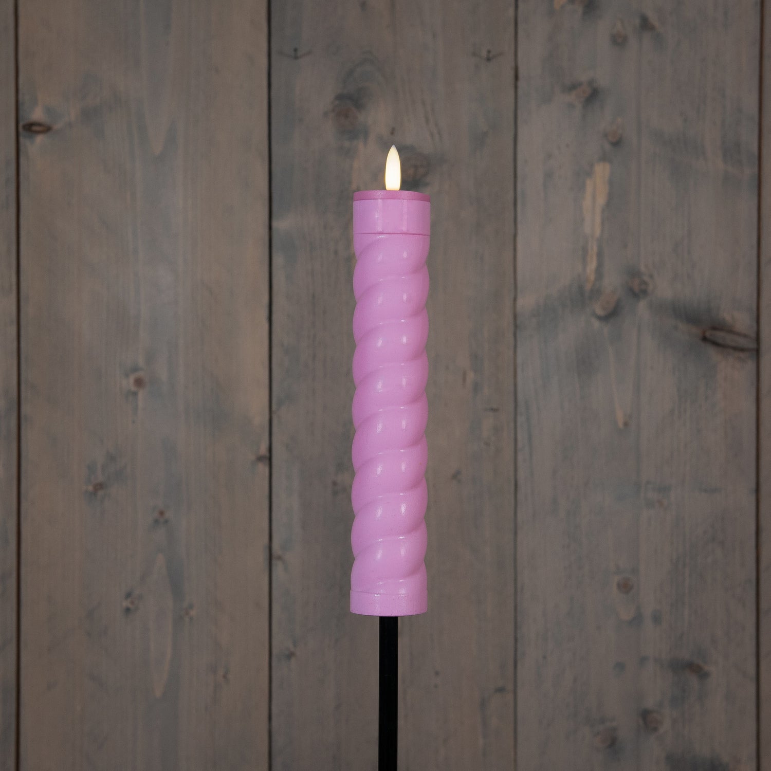 Anna's Collection solar fakkel Swirl roze D 4 H 97 cm