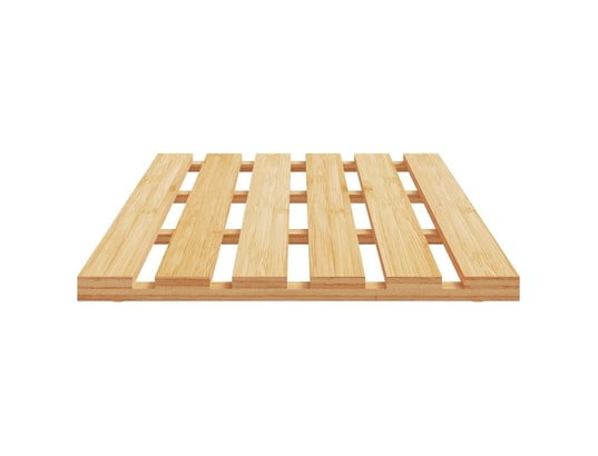 VIDAXL - Tapis de bain bambou 54x36 cm