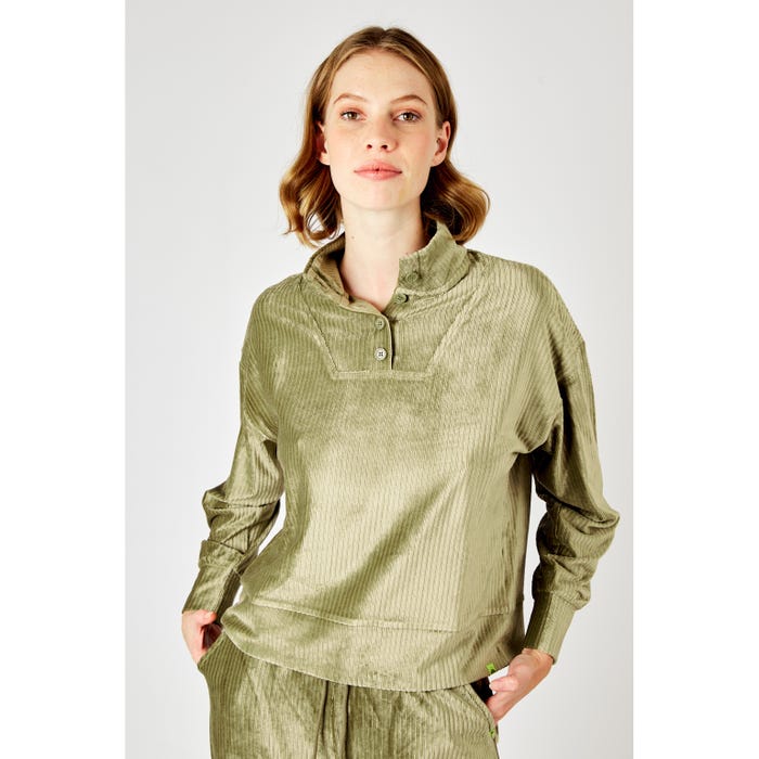 inSua-Loungewear ribbels sweater velours - InSua