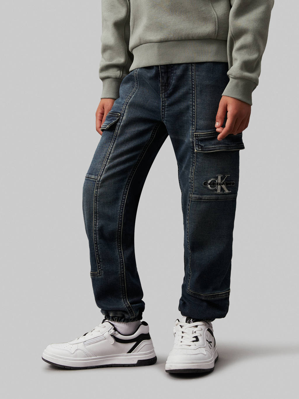 Calvin Klein relaxed jeans dirty green comfort