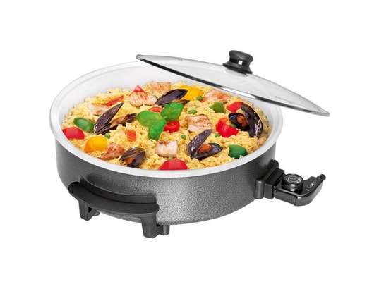 CLATRONIC - Mijoteur Pp 3570 c party pan poêle électrique céramique avec couvercl...