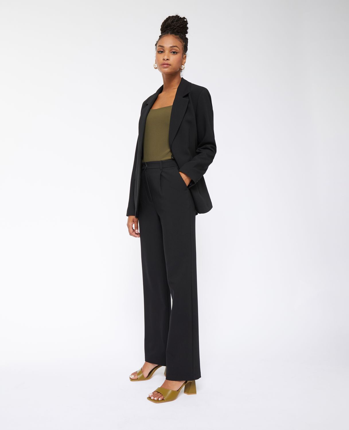Pantalon droit city - Noir