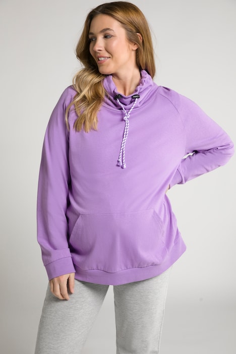 Bellieva-Sweatshirt, elastische Seitennähte, Langarm