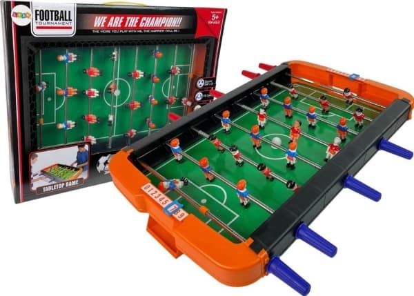 LeanToys Fotballbord Fotball Fotball Arcade Game Bord Orange