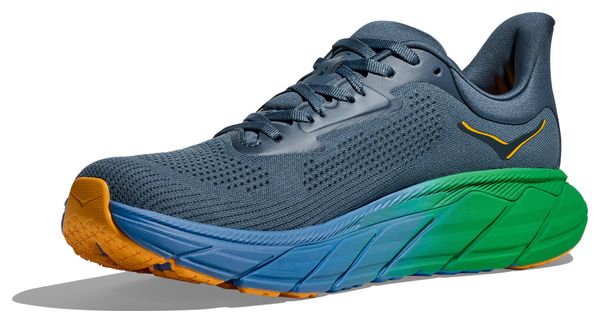 Chaussures Running Hoka Arahi 7 Large Bleu/Vert Homme