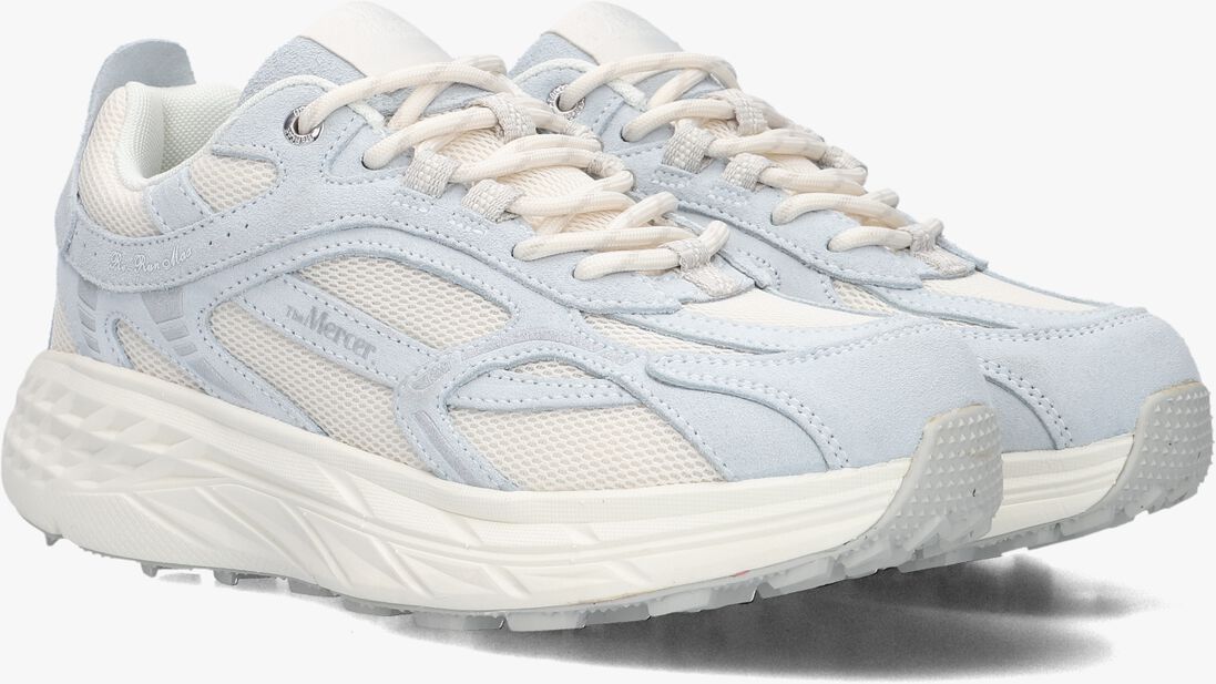 blauwe mercer amsterdam lage sneakers the re-run max suede
