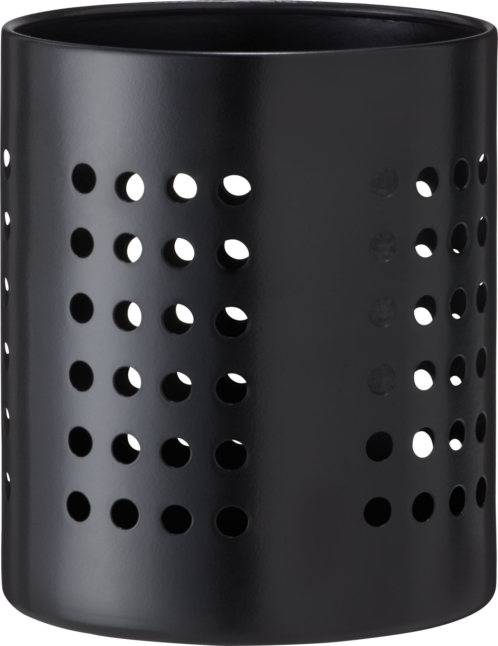 LEVIO Küchenutensilienhalter - Schwarz / H: 13.8 cm