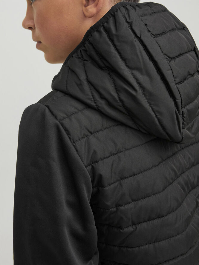 Jack & Jones JJEMULTI QUILTED JACKET NOOS JNR Black/set-in sleeves