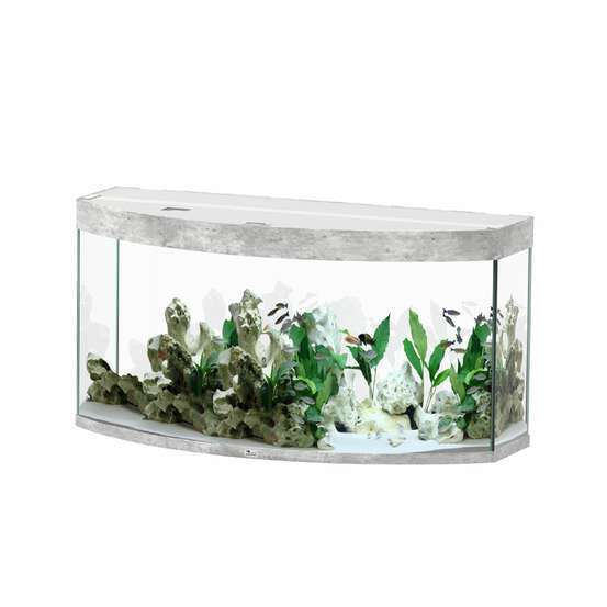 Aquarium Sublime Horizon 120 Led 2.0 Pro Béton L.120,4x P.49x H.61,5cm