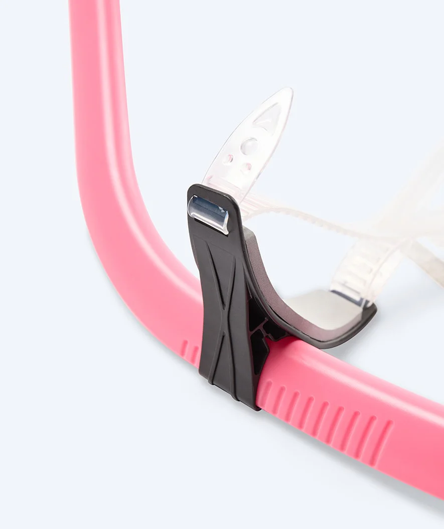 Watery centersnorkel til voksne (fra 15 år) - Hydrolite - Pink