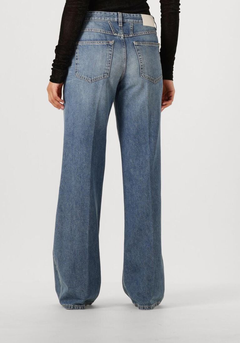 lichtblauwe closed wide jeans gillan