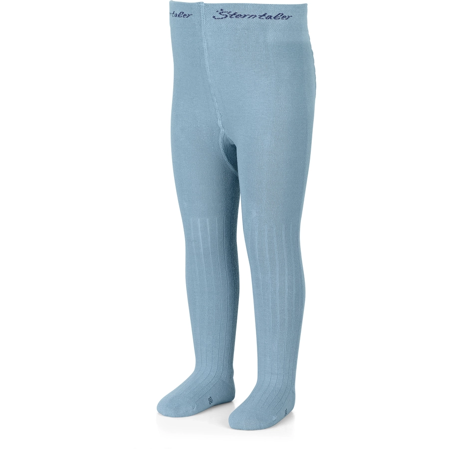 Sterntaler Strumpfhose Rippe graublau