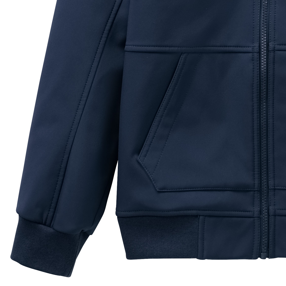 Yigga Jungen Softshelljacke mit Kapuze dunkelblau