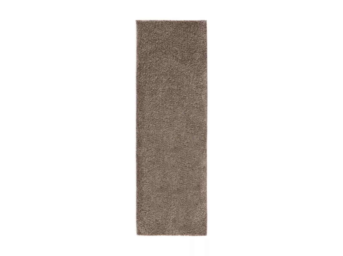 Tapis à poils longs Soho Taupe 80x250 cm