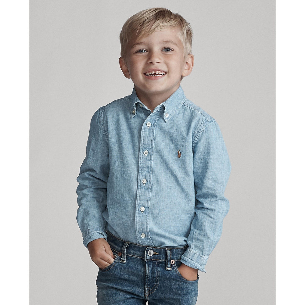 Køb Polo Ralph Lauren Lt Blue Sport Skjorte