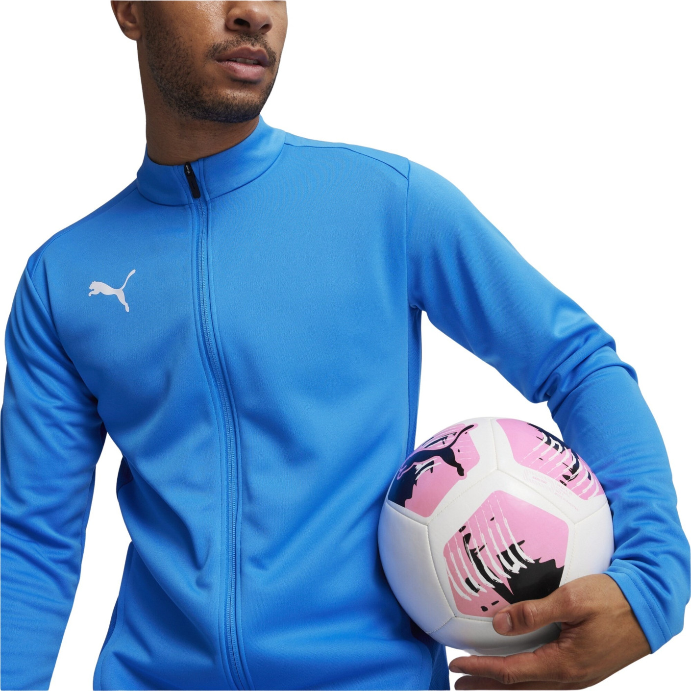 PUMA teamGOAL Trainingsjack Blauw Wit
