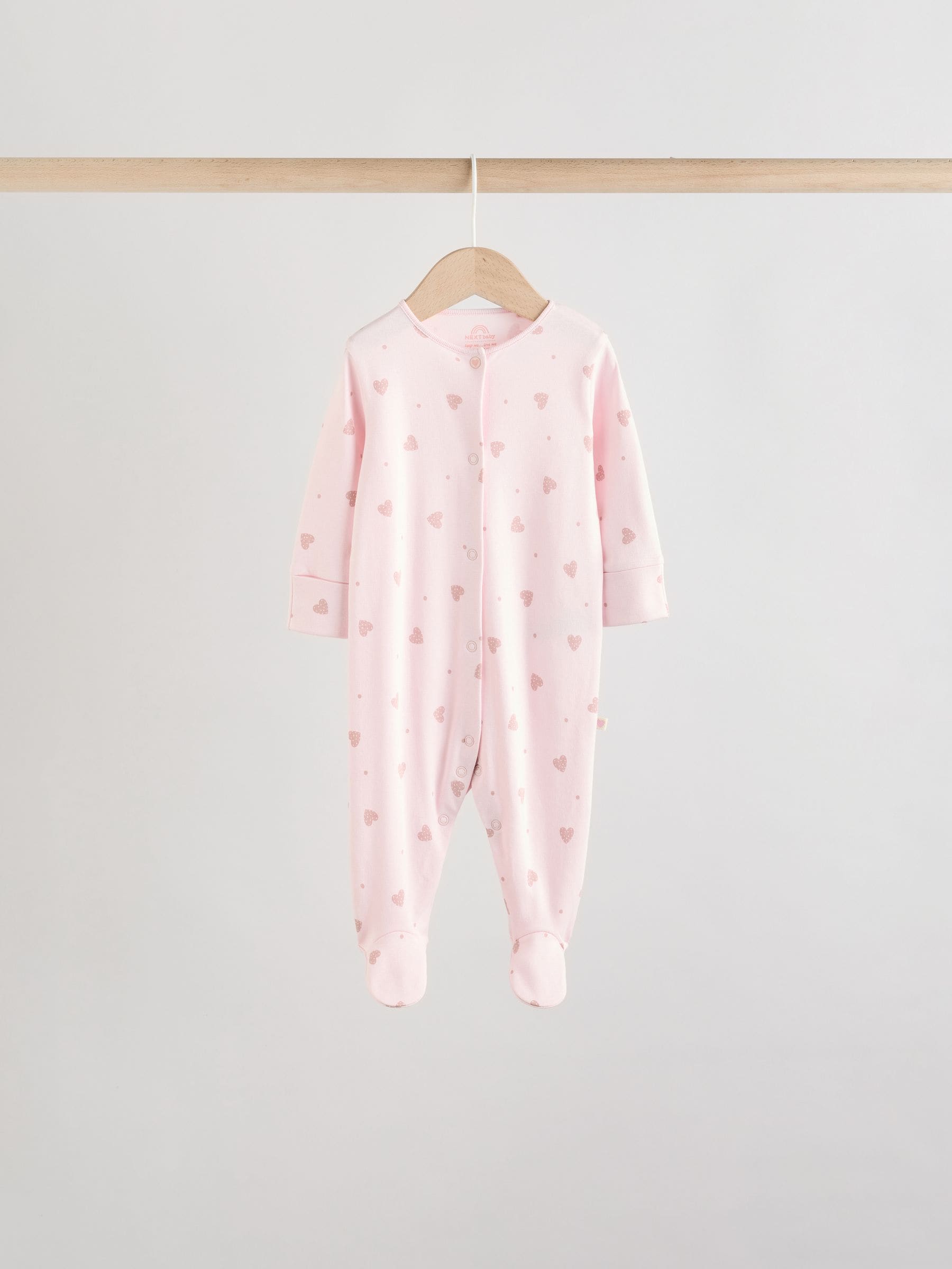 Roze - 7 Pack Baby slaappakken (0mnd-3jr)