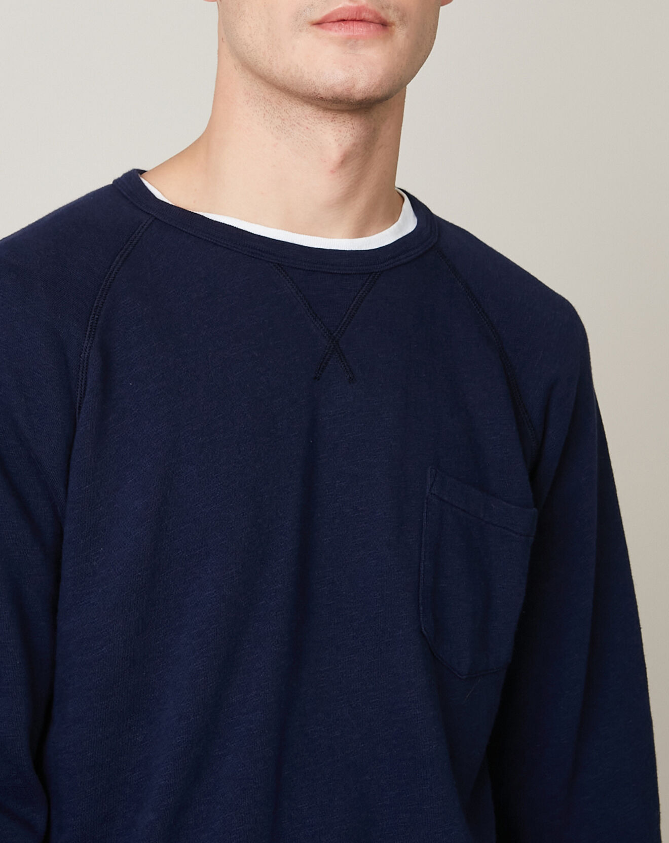 Hartford Sweat Light Pocket bleu
