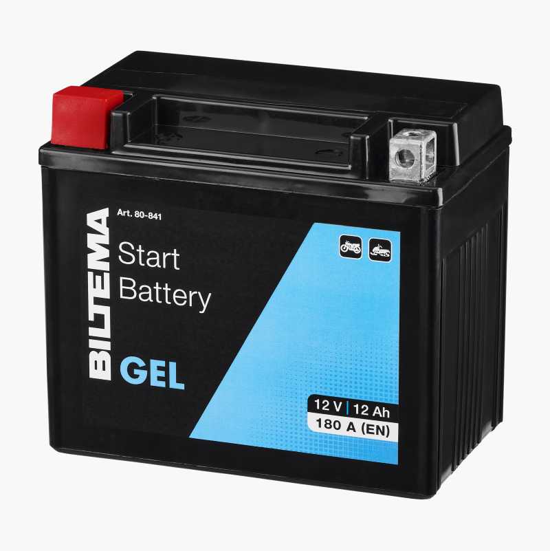 MC-batteri gelé, 12 V, 12 Ah, 151 x 87 x 131 mm