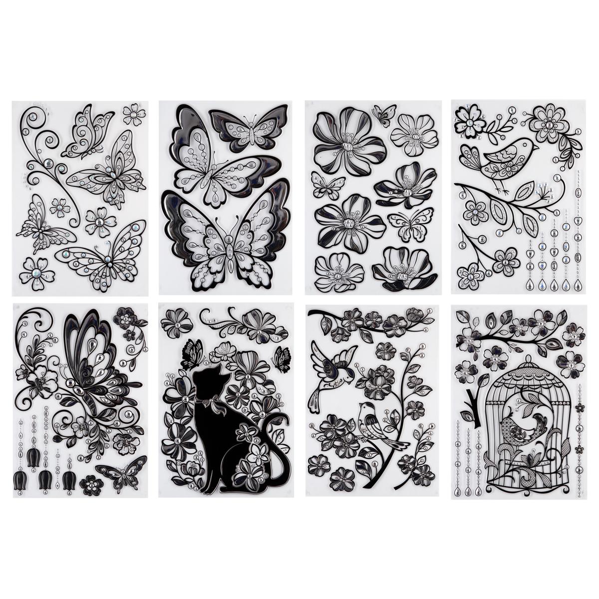 STICKER RELIEF DECO 30X40CM