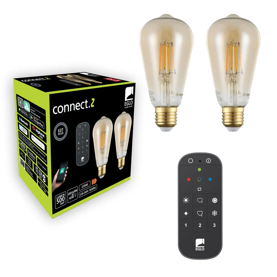 EGLO starter-z Starterspakket - E27 LED Lampen - Afstandsbediening