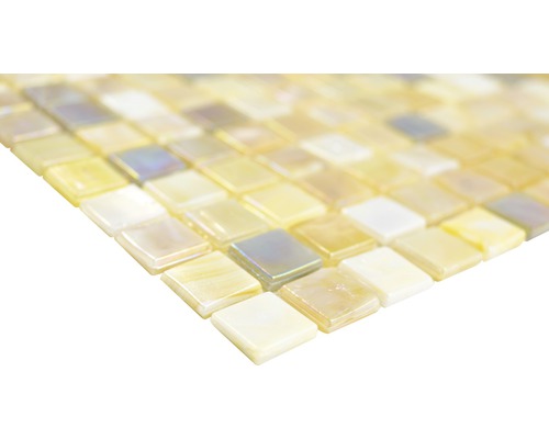 Glasmozaïek GM MRY 556 mix 31,7x31,7 cm mix beige