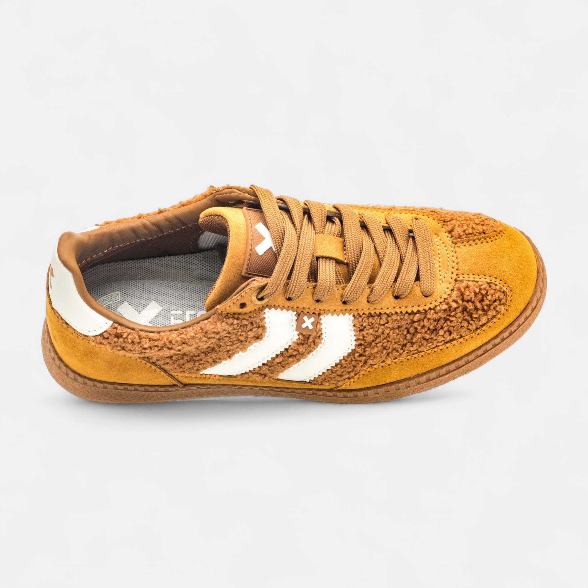 Baskets basses Femme camel