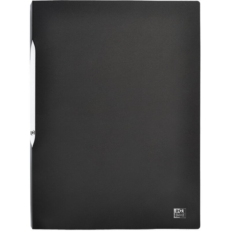 Protège-documents Oxford Stand'Up A4 200 vues / 100 pochettes couverture polypro opaque noir