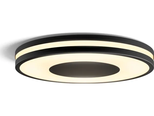 Philips Hue White ambiance Being - Loftslampe - LED - 22.5 W (tilsvarende 204 W) - klasse F - varmt til køligt hvidt lys - 2200-6500 K - sort