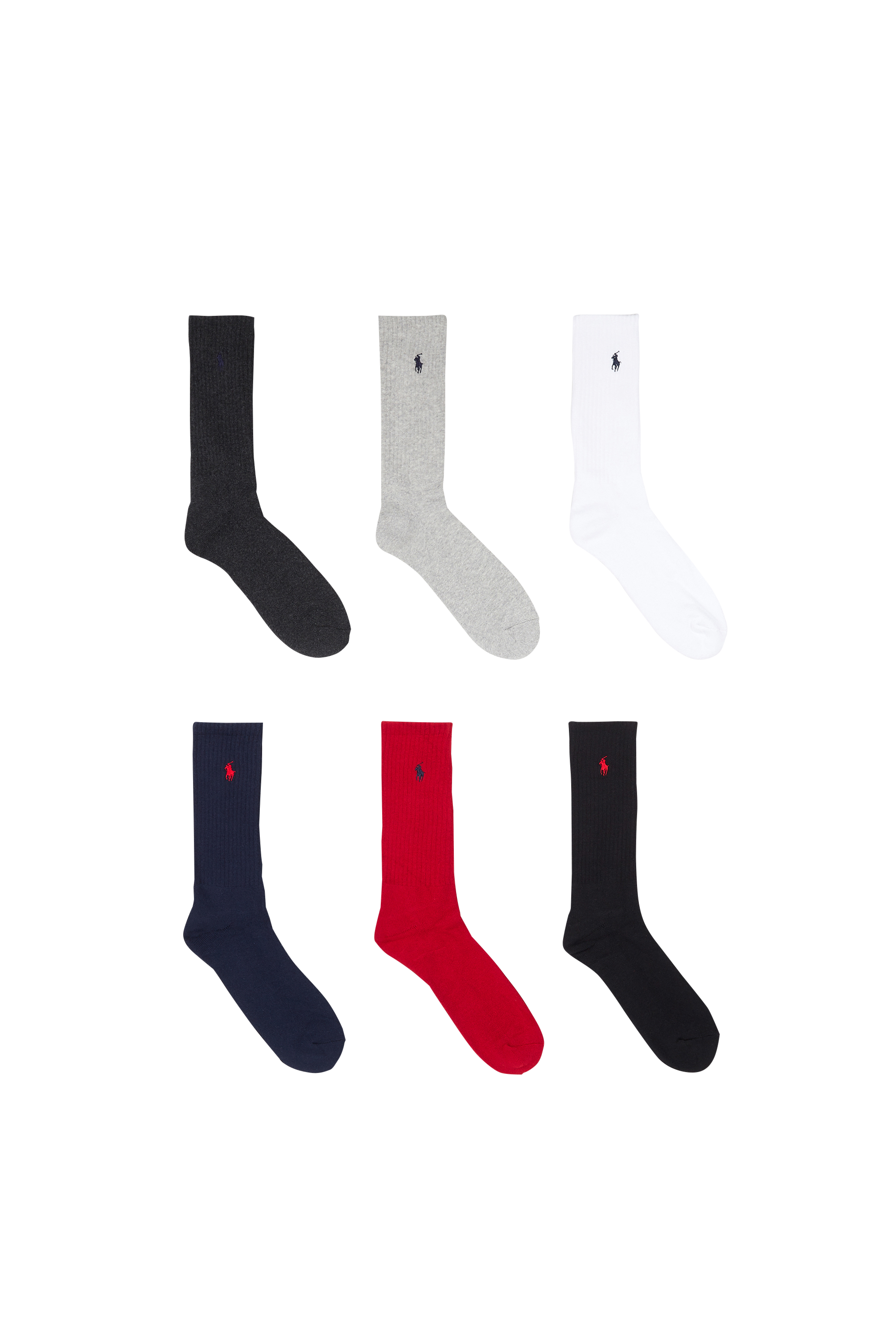 POLO RALPH LAUREN Lot de 6 paires de chaussettes Multicolore