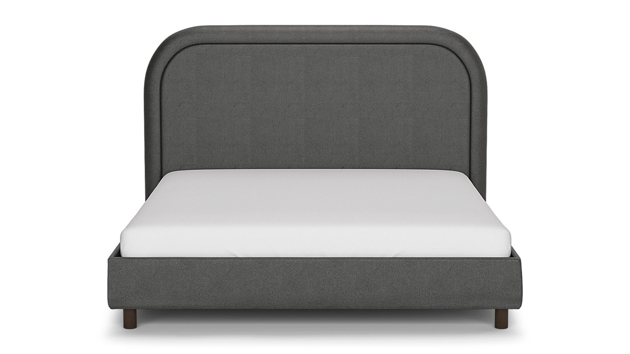Bed Amber - Velvet glow dark grey