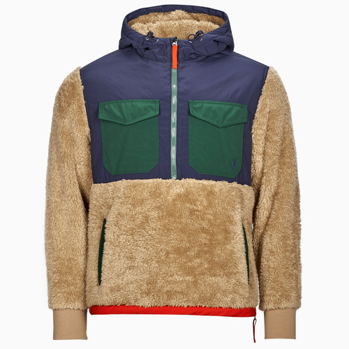 Polo Ralph Lauren - POLAIRE SHERPA ENFILABLE Camel / Multicolor