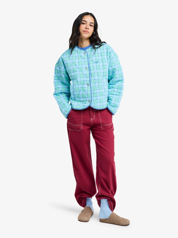 Seaside Resort Veste ample molletonnée Bleu Femme
